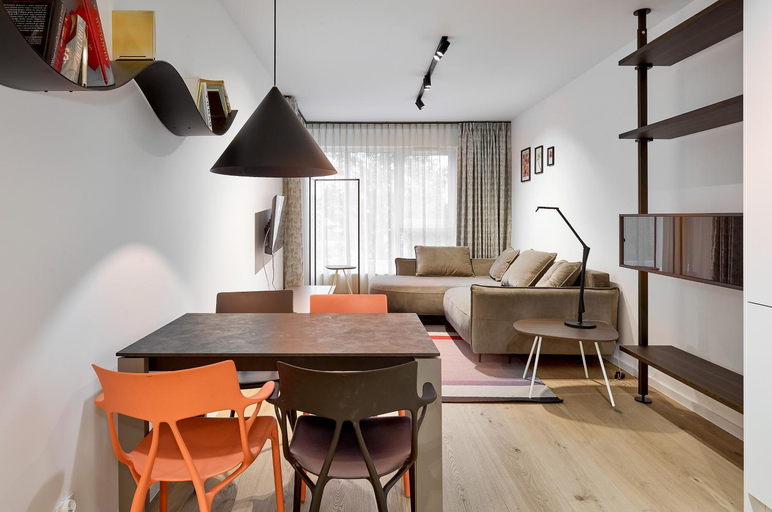 Dining Room 5, Janickiego Homely Apartments, Poznań City