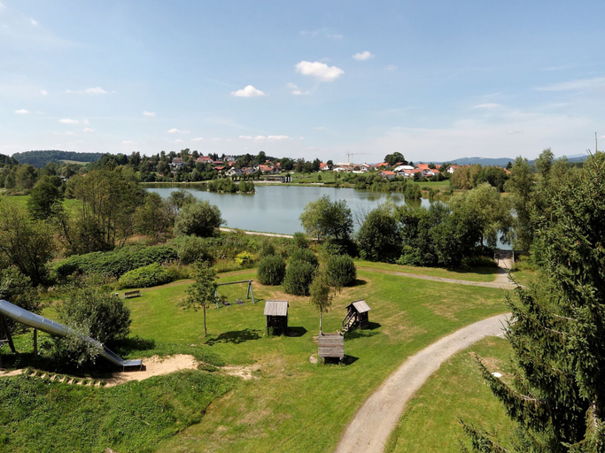 Miscellaneous, Wooden Chalet With Terrace Near a Swimming Lake, Freyung-Grafenau