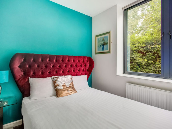 Bedroom 4, Simplistic Apartment in Milton Keynes Near Willen Lake, Milton Keynes