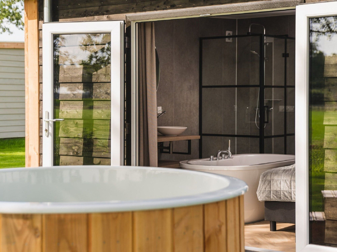 Bathroom 3, Cozy Chalet With Garden, at the Edge of the Forest, Rijssen