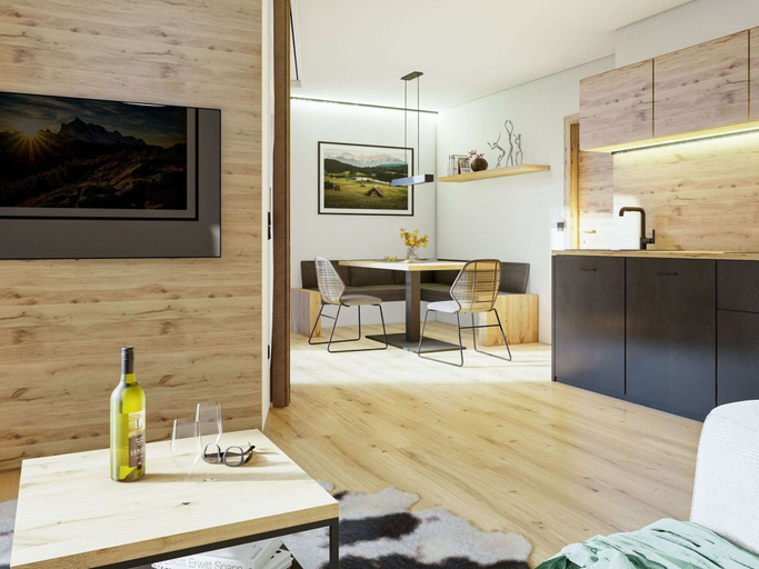 Living room 3, Bergzeit Apartments Right on the ski Slope, Zell am See