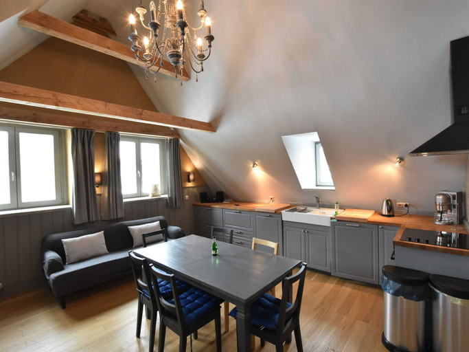 Private kitchen 3, Pretty Apartment in Detershagen With Private Terrace, Rostock