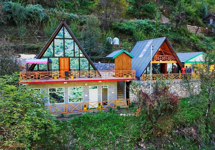 Exterior & Views 2, The Blissful A Frame Abode, Kullu