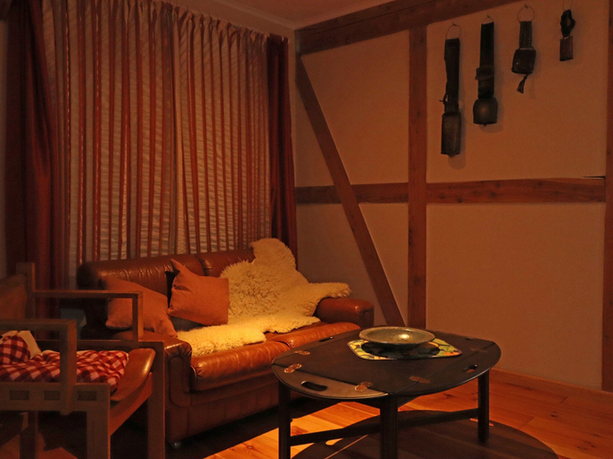 Living room 3, Rustic-style Apartment in Buschenhagen With Garden, Vorpommern-Rügen