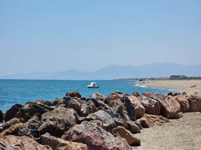 View from property 3, Colorful Holiday Home With a in Mediterranean Style, Pyrénées-Orientales