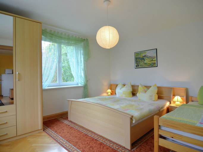 Bedroom 3, Holiday Homes for two People, With a Swimming Pool, in the Ore Mountains, Erzgebirgskreis