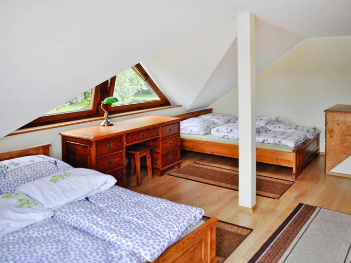 Bedroom 3, Holiday House by the Lake With a Fireplace, Koszalin