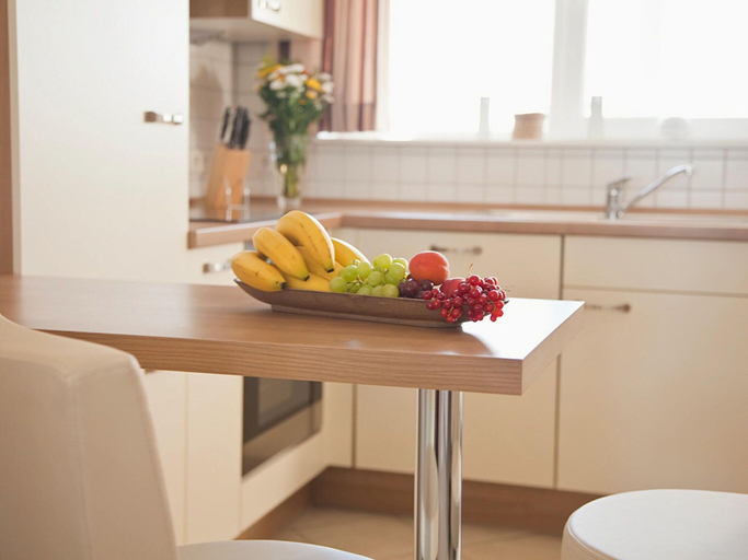 Private kitchen 4, Apartment in Rechlin With a Balcony, Mecklenburgische Seenplatte