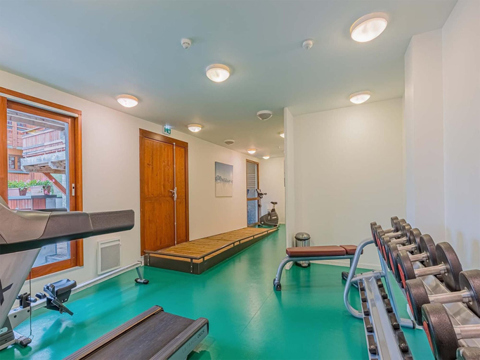 Fitness facility 5, Modern Studio With a Dishwasher in the Center of Vaujany, Isère