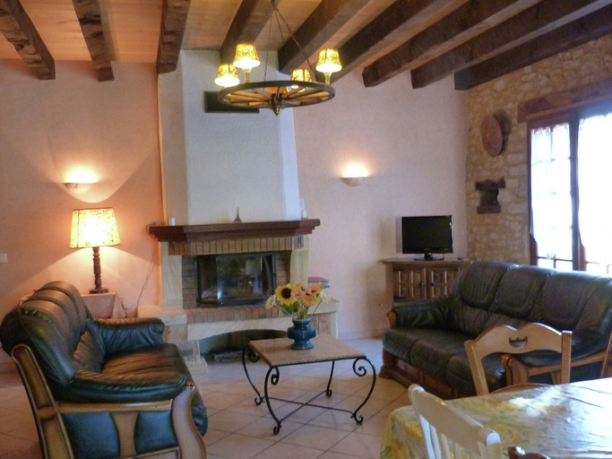 Living room 4, Chic Holiday Home in Siorac-en-perigord With, Dordogne