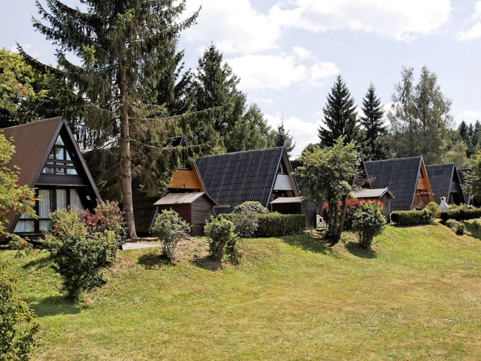 View from property 3, Wooden Chalet With Terrace Near a Swimming Lake, Freyung-Grafenau
