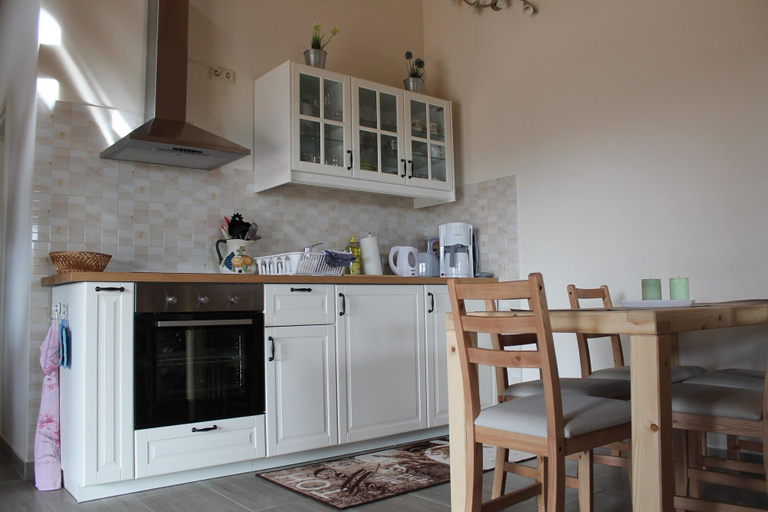 Private kitchen 4, Modern Holiday Home in Brusow With Roofed Terrace, Rostock