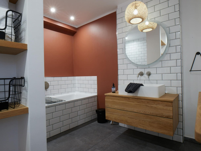 Bathroom 5, Cottage With a Fireplace Just 10 Minutes From the Beach, Nordfriesland