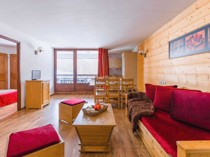 Living room 3, Studio in Brides les Bains 600m From Skilift, Savoie