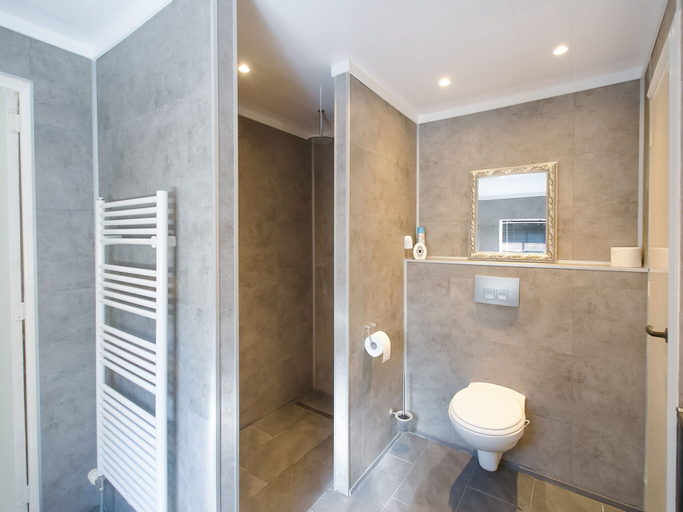 Bathroom 2, A Detached Bungalow With Outdoor Fireplace, Covered Terrace and Pond in a Forest Plot, Westerveld