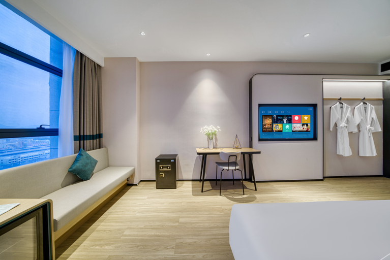 Bedroom 2, Hello Hotel (Zhuji University Town Xinnongdu Branch), Shaoxing