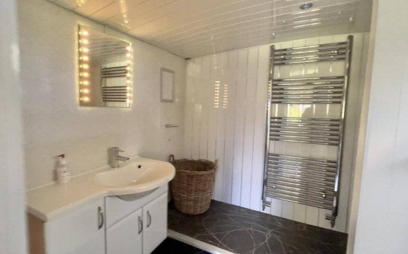 Bathroom 2, The Secret Bus Project, Bantham, Devon