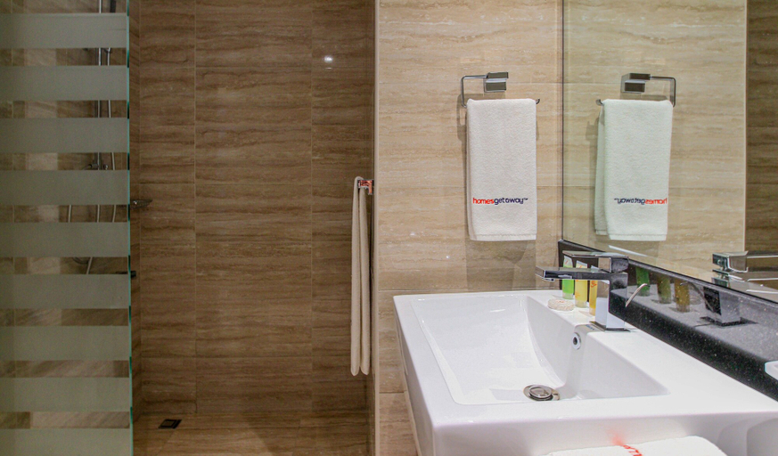 Bathroom 2, Spacious 1BR Apt Designed by Missoni, Dubai