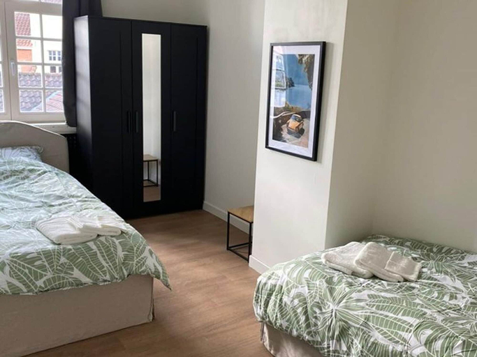 Bedroom 2, Spacious House in the Historic Center of Bruges, West-Vlaanderen