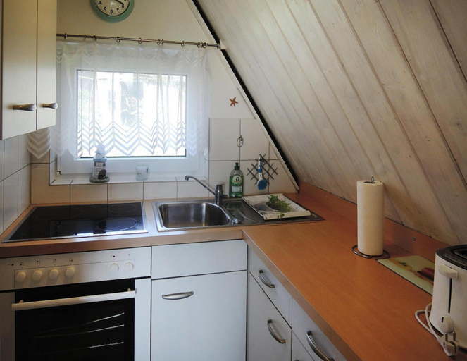 Private kitchen, Holiday Home in Burhave Near the sea, Wesermarsch