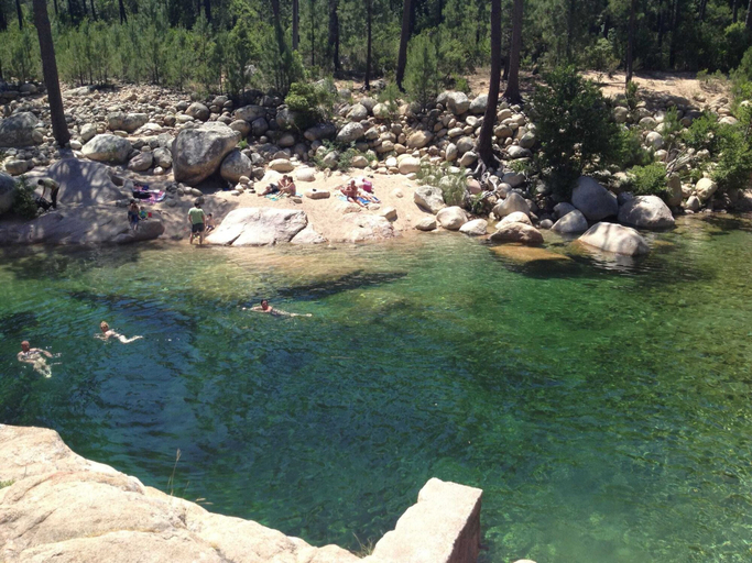 View from property 4, Holiday Home in Moriani-plage Near Beach, Haute-Corse