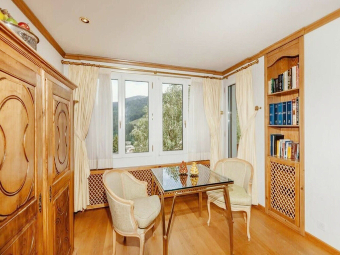 Living room 2, Lush Apartment With Indoor Pool, Saanen