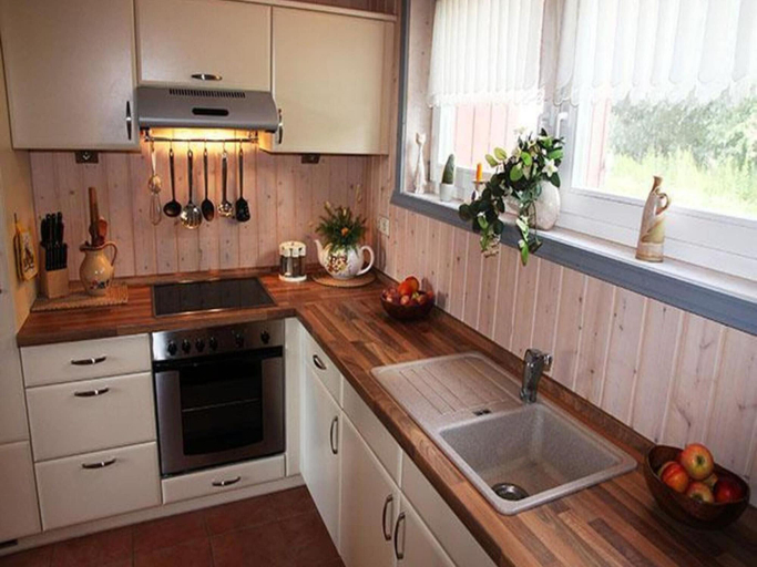 Private kitchen 3, Ideales Ferienhaus fur Familien, Mecklenburgische Seenplatte