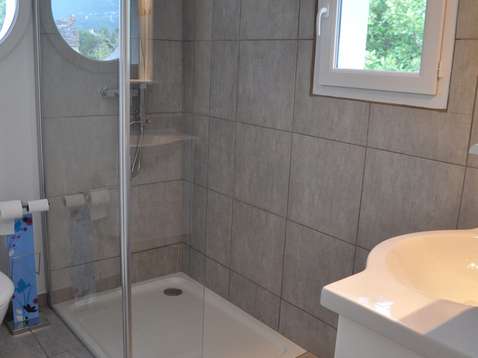 Bathroom, Holiday Home in Moriani-plage Near Beach, Haute-Corse