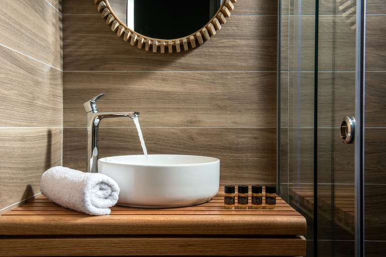 Bathroom 5, Kipos Suites, Crete