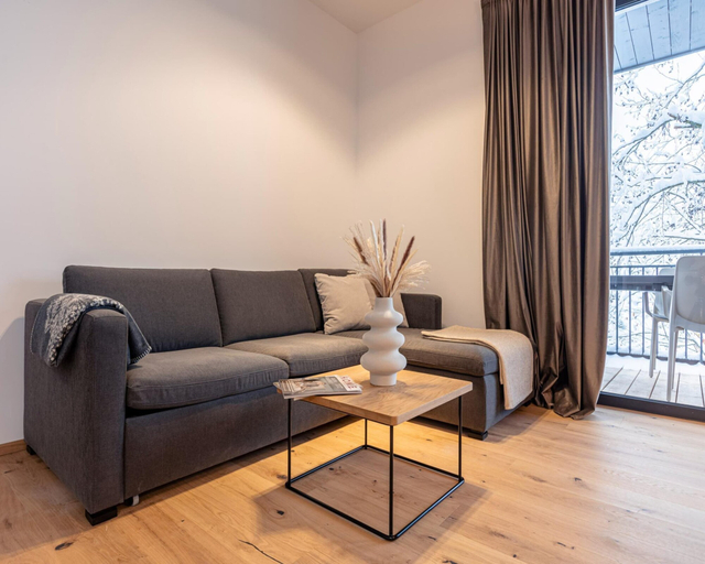 Living room, Premium Apartment With Balcony, Sankt Johann im Pongau