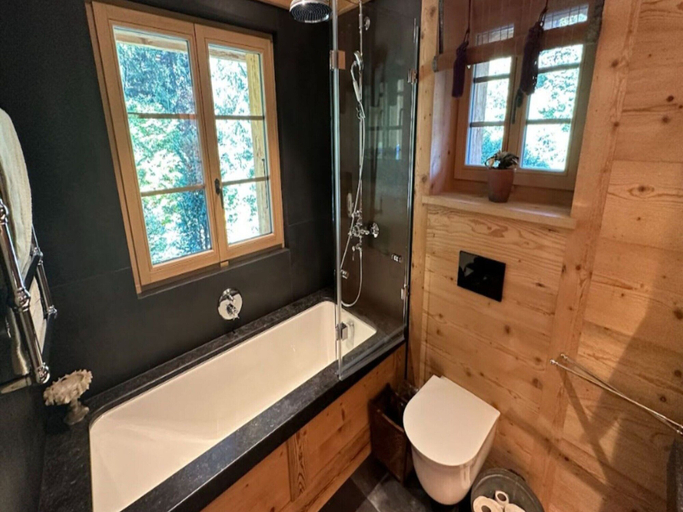 Bathroom 5, Cosy Chalet With Balcony/terrace, Saanen