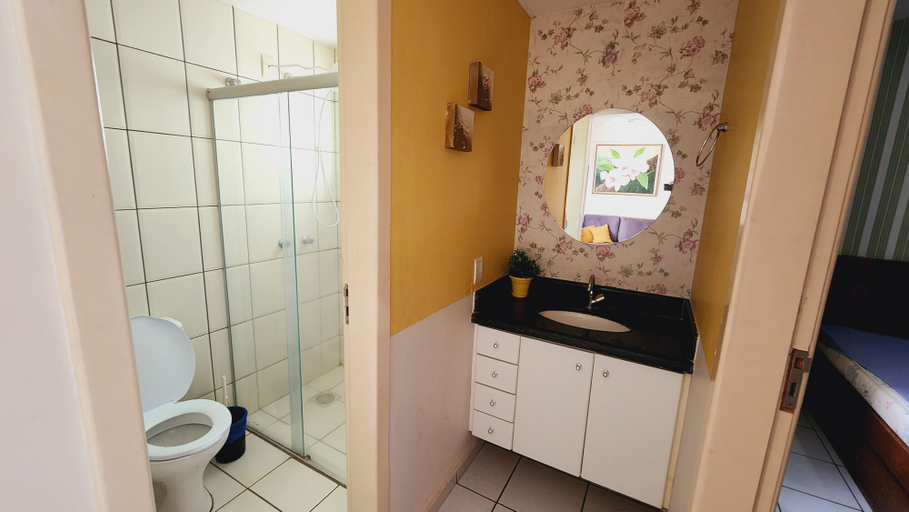 Bathroom, Paradise Flat Residence - HotFérias, Caldas Novas