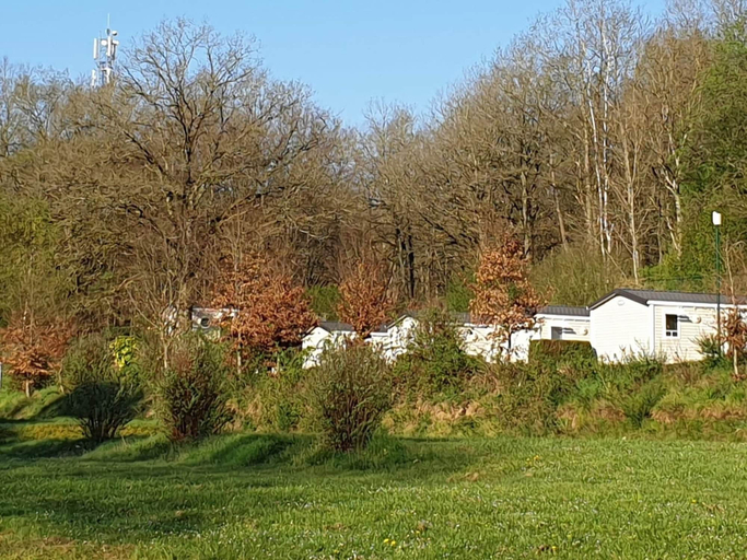View from property 4, Fine Chalet With Microwave Located in the Ardennes, Namur