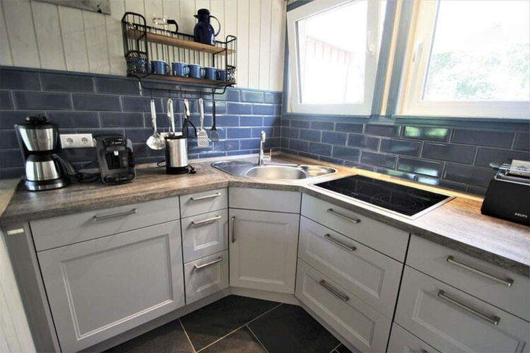 Private kitchen 3, Skandinavisches Ferienhaus in Mirow, Mecklenburgische Seenplatte