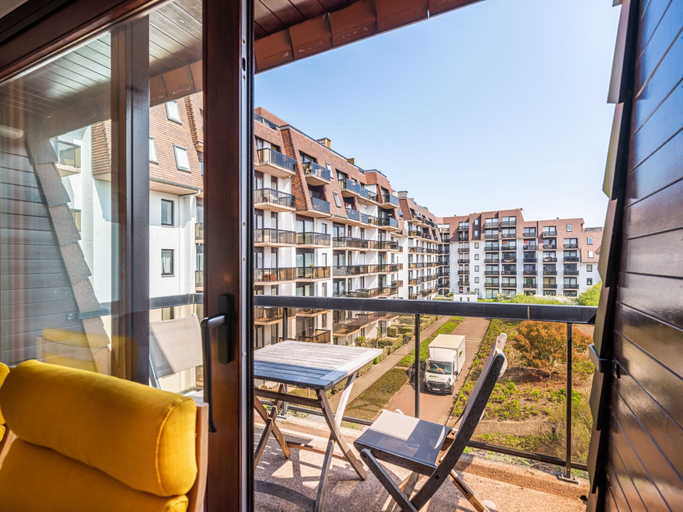 View from property 4, Cosy Apartment in Koksijde Near the Beach, West-Vlaanderen