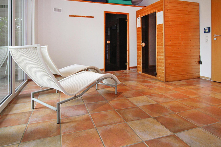 Sauna, Ferienhaus fur 12 mit Kamin im Muritz-nationalpark, Mecklenburgische Seenplatte