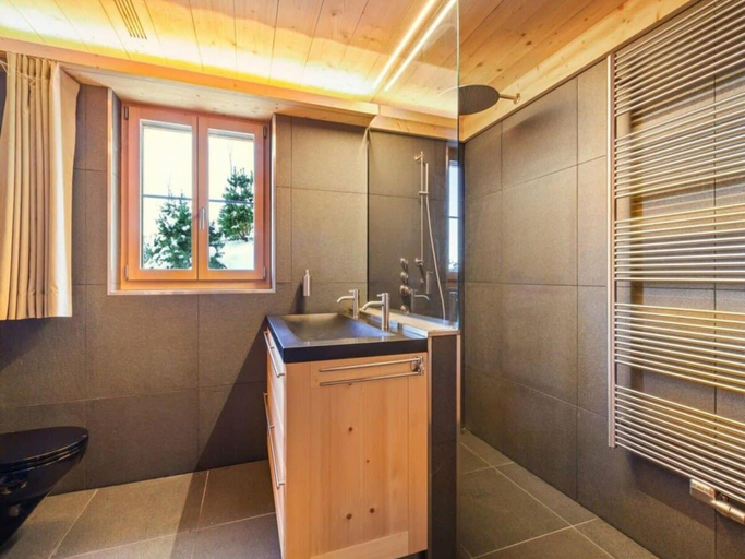 Bathroom, Beautiful Modern Chalet in the Gstaad Region, Obersimmental