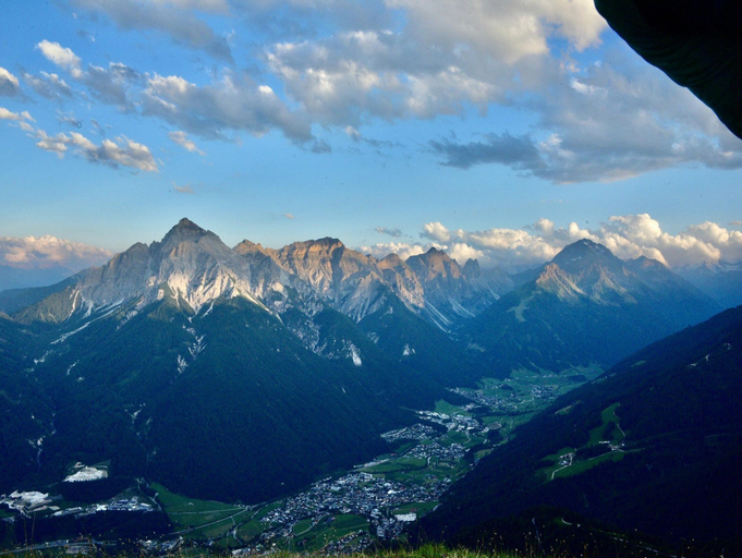 View from property 2, Apartment in Fulpmes Near Stubai Glacier, Innsbruck Land