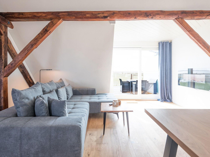 Living area 2, Exklusive Wohnung auf dem Deich an der Nordsee, Nordfriesland