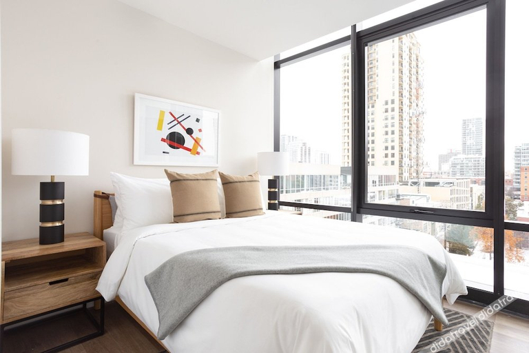 Bedroom 2, Sonder South Wabash Apartments South Loop, Cook