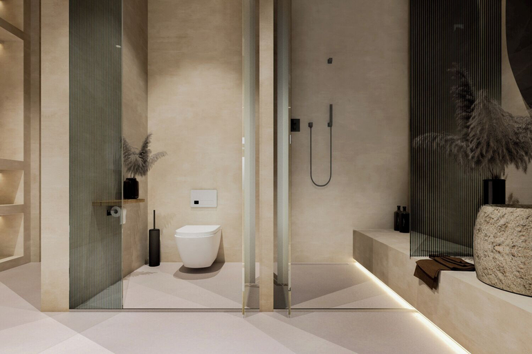 Bathroom 4, Cafe del Mar Hotel, Phuket Island
