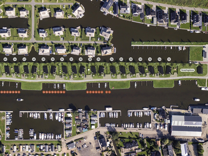 Property map, Docklodge at Frisian Lakes With Private Mooring, Lemsterland
