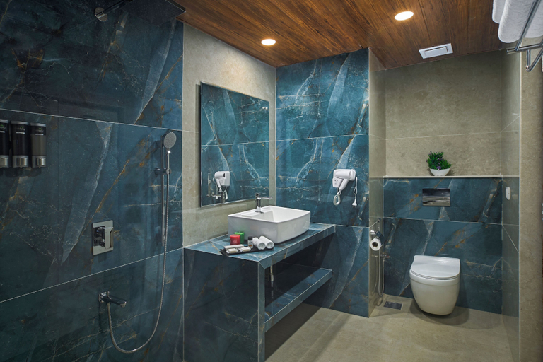 Bathroom 3, Sahaswara Luxury Resort, North Goa
