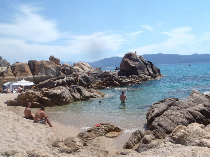 View from property 4, Holiday Home in Moriani-plage Near Beach, Haute-Corse