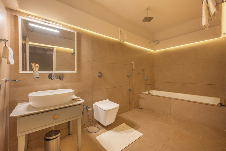 Bathroom 4, Echor Samara Morjim Goa Sea View Restro, North Goa