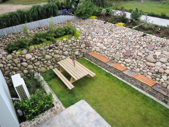 Garden, Apartment in Rewal Near Beach and Whale Park, Gryfice