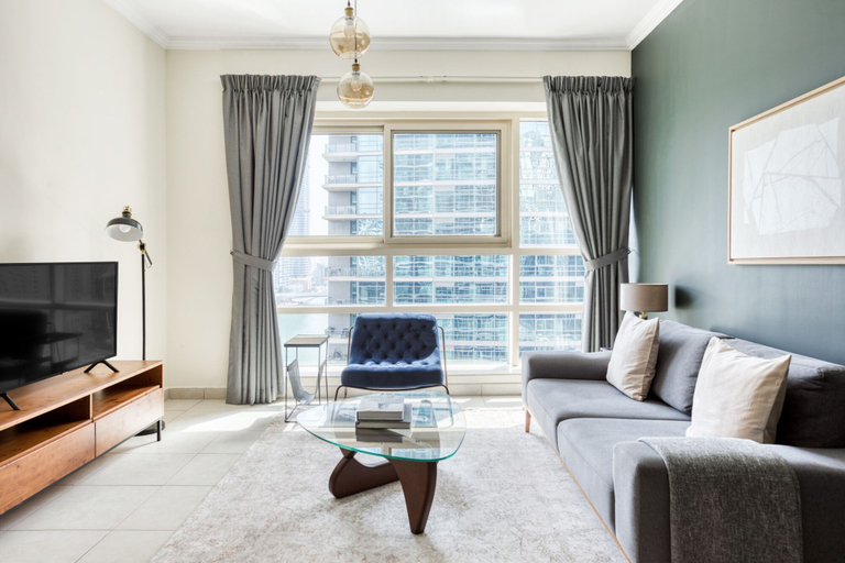 Room 5, Cozy Marina View 1BR w Pool Gym, Dubai