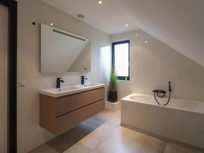 Bathroom 5, Modern Villa in Makkum With Garden, Wûnseradiel
