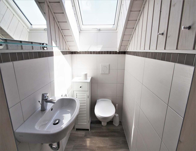 Bathroom 2, Ferienhaus im Skandinavischen Stil, Mecklenburgische Seenplatte