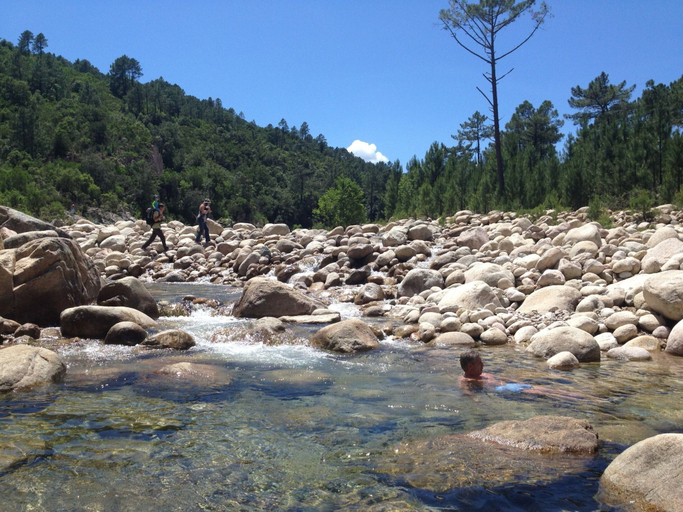 View from property 2, Holiday Home in Moriani-plage Near Beach, Haute-Corse